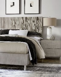 Modern Mist Gray 4 Piece King Bedroom Set - Argento-2