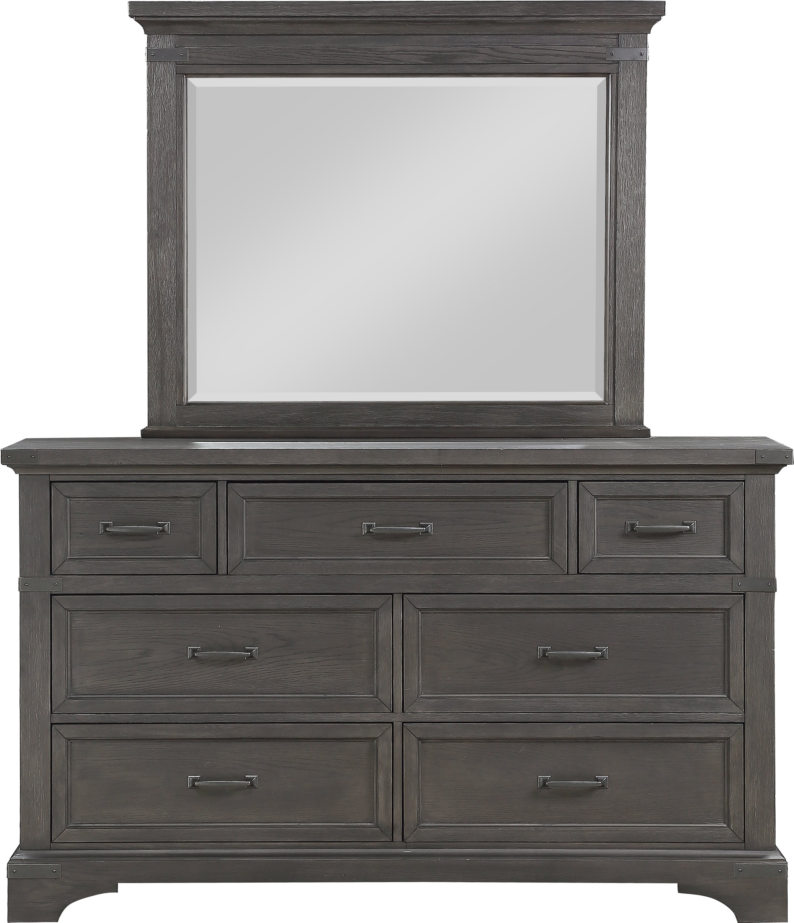 Traditional Gray Dresser - Prescott-1
