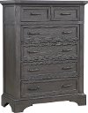 2016-11 Traditional Gray Chest of Drawers - Prescott