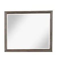 Contemporary Greige Mirror - Avana