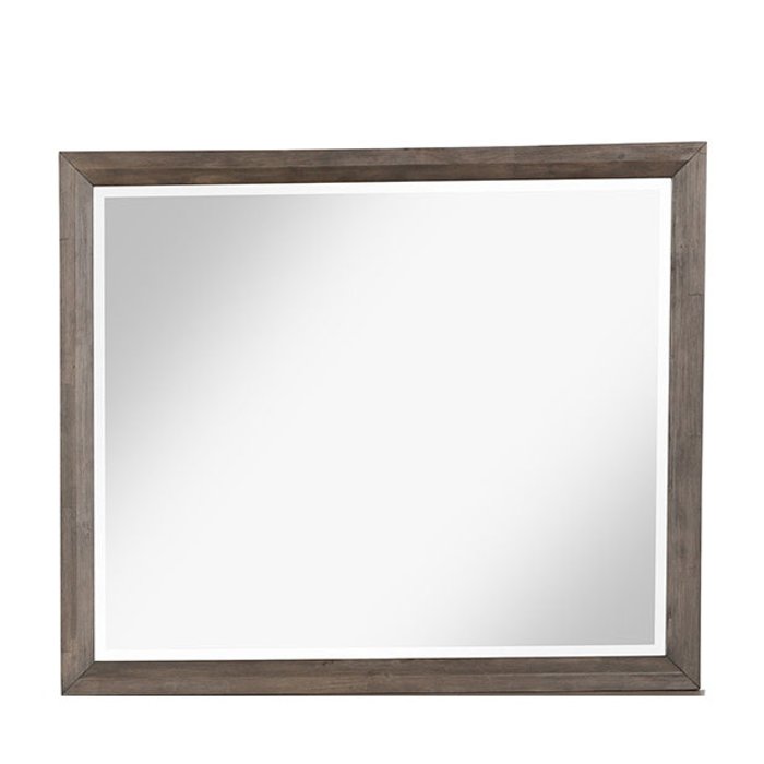 Contemporary Greige Mirror - Avana