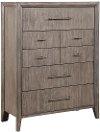 Contemporary Greige Chest of Drawers - Avana
