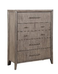 Contemporary Greige Chest of Drawers - Avana