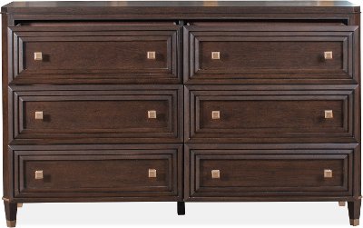 Contemporary Brown Dresser - Zephyr