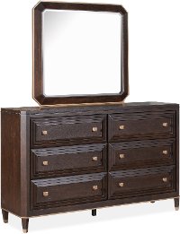 Contemporary Brown Dresser - Zephyr-2