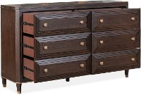 Contemporary Brown Dresser - Zephyr-5