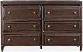 Zephyr Contemporary Brown Dresser