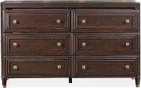 Zephyr Contemporary Brown Dresser