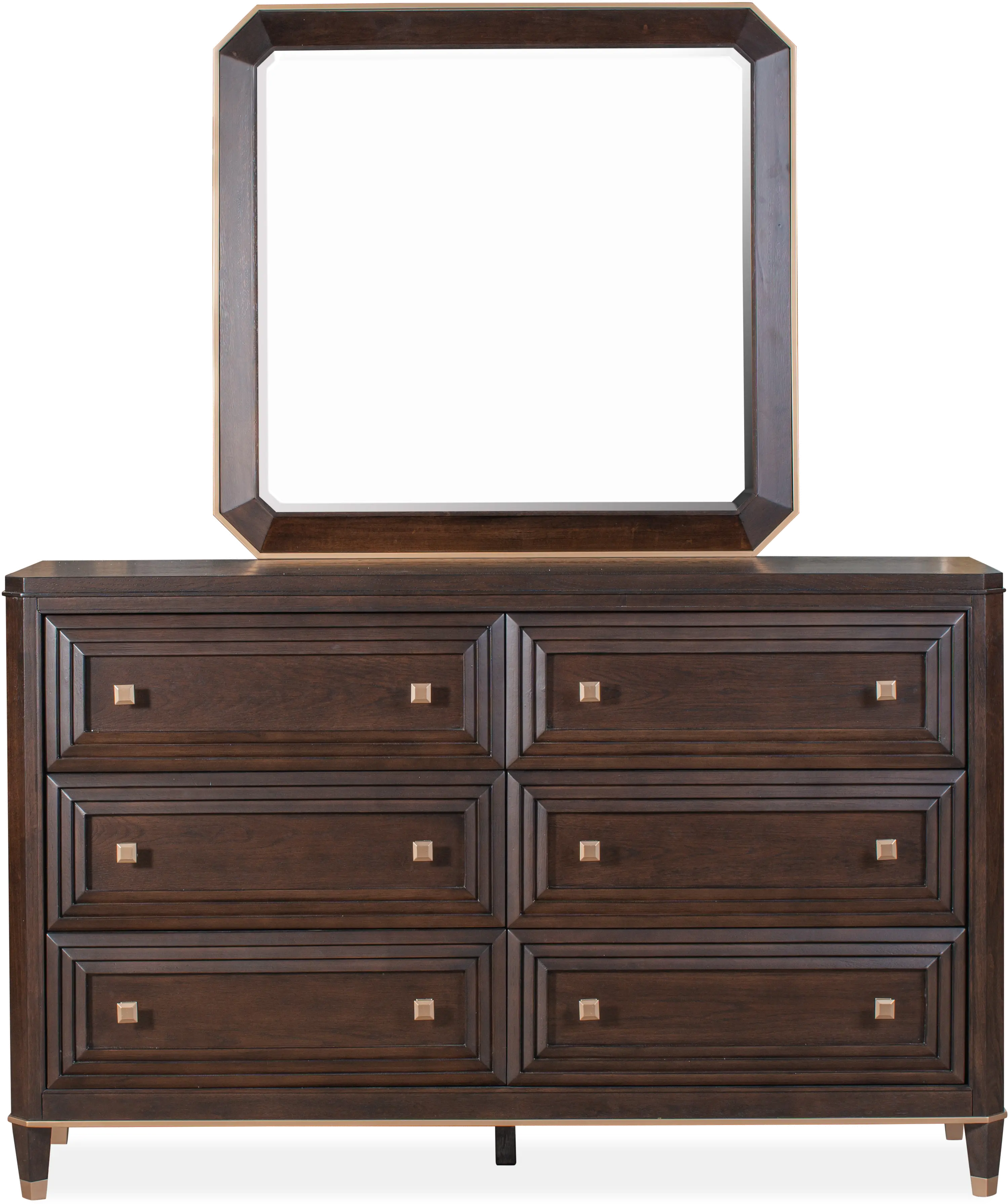 Zephyr Contemporary Brown Dresser-3