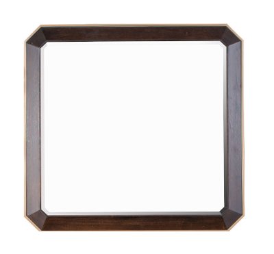 Contemporary Brown Mirror - Zephyr