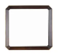 Zephyr Contemporary Brown Mirror