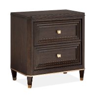 Contemporary Brown Nightstand - Zephyr-1