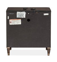 Contemporary Brown Nightstand - Zephyr-3