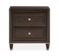 Contemporary Brown Nightstand - Zephyr-6