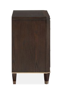 Contemporary Brown Nightstand - Zephyr-8