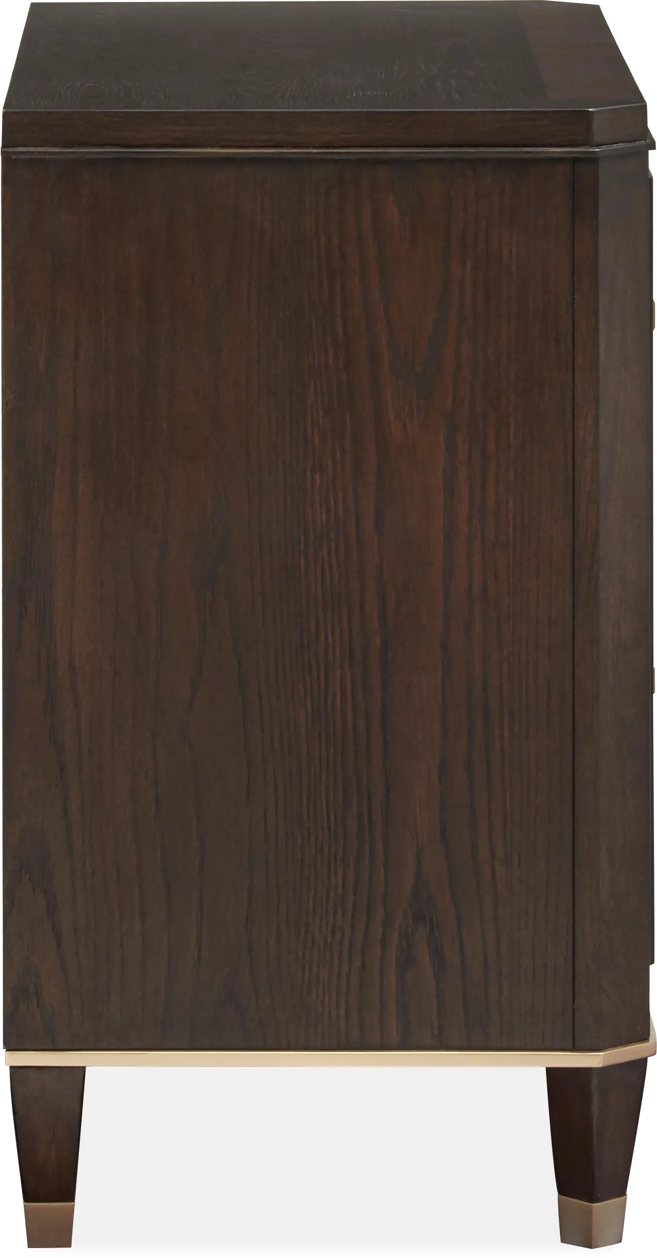 Zephyr Contemporary Brown Nightstand-8