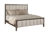 Contemporary Greige 4 Piece King Bedroom Set - Avana
