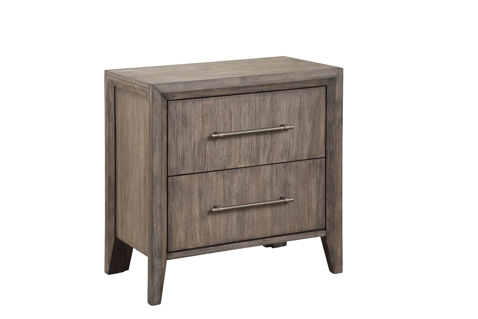Contemporary Greige 4 Piece King Bedroom Set - Avana-4