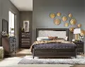 Contemporary Brown 4 Piece Queen Bedroom Set - Zephyr