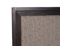 Contemporary Brown Queen Upholstered Bed - Zephyr-4
