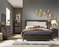 Contemporary Brown 4 Piece King Bedroom Set - Zephyr