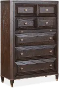 Contemporary Brown Chest of Drawers - Zephyr