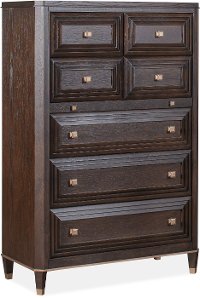 Contemporary Brown Chest of Drawers - Zephyr