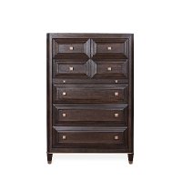 Contemporary Brown Chest of Drawers - Zephyr-5