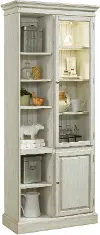 Farmhouse White Pantry Cabinet