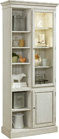 Farmhouse White Pantry Cabinet