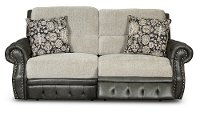 Traditional Gray Power Reclining Sofa - Spirit