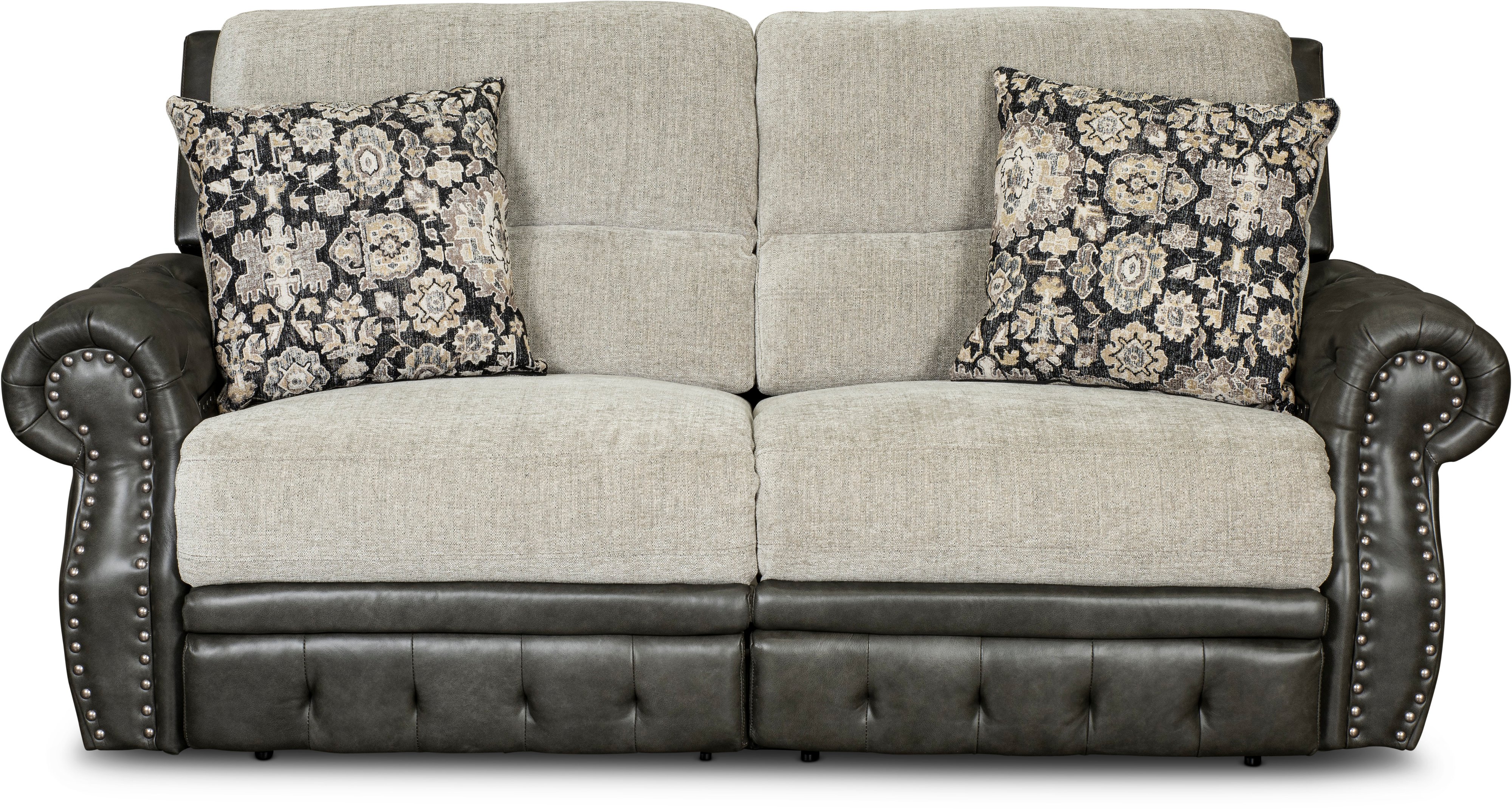 Traditional Gray Power Reclining Sofa - Spirit-3
