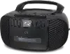 BCA209B GPX Boombox with CD, Cassette and AM/FM Radio - Black