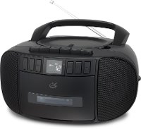 BCA209B GPX Boombox with CD, Cassette and AM/FM Radio - Black-4