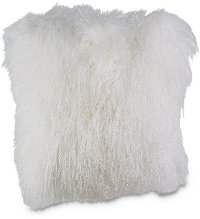 18 Inch White Snow Throw Pillow - Lucas