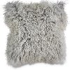 18 Inch Platinum Gray Throw Pillow - Lucas