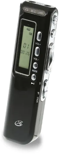 PR047B GPX Digital Voice Recorder - 4GB