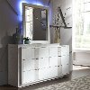 Contemporary White Dresser - Mirage