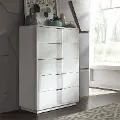 946-BR41 Mirage White Chest of Drawers
