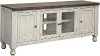 Antique White Country 68 Inch TV Stand - Stone