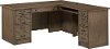 Industrial Oak 64 Inch Desk with Return - Eastwood