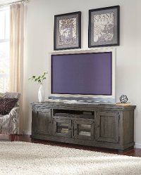 Distressed Gray 74 Inch TV Stand - Willow