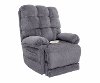 Slate Gray Lift Recliner with Massage and Heat - Venus