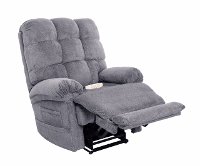 Slate Gray Lift Recliner with Massage and Heat - Venus-2