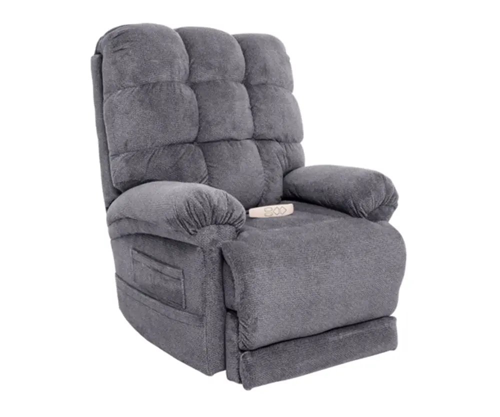 Venus Slate Gray Lift Recliner with Massage and Heat-1