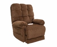 Nutmeg Brown Lift Recliner with Massage and Heat - Venus