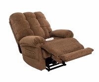 Nutmeg Brown Lift Recliner with Massage and Heat - Venus-3