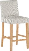 63-8SLNATOXFSTTPE Taupe Slipcover Upholstered 31 Inch Bar Stool - Jennifer