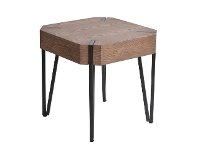 Mid Century Modern Walnut Brown End Table - Sutton-2