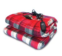 12 Volt Heated Car and Travel Electric Blanket - Assorted Colors